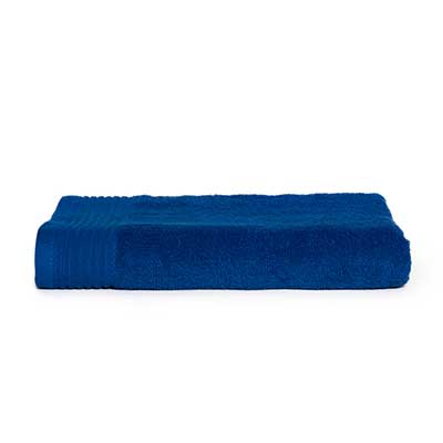 blauwe handdoek