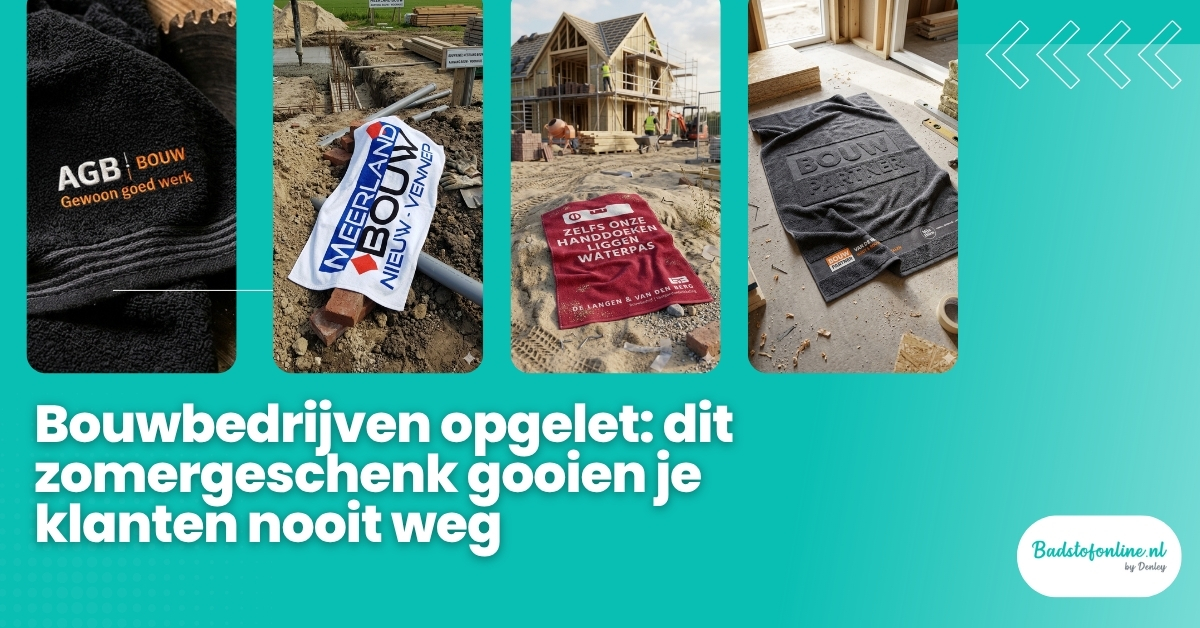 Bouwbedrijven opgelet dit zomergeschenk gooien je klanten nooit weg